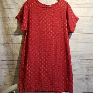 Old Navy Classic Red and White Dress NWOT